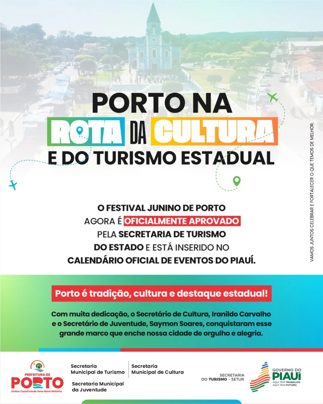 Festival Junino de Porto entra para o calendário oficial de eventos do Estado do Piauí
